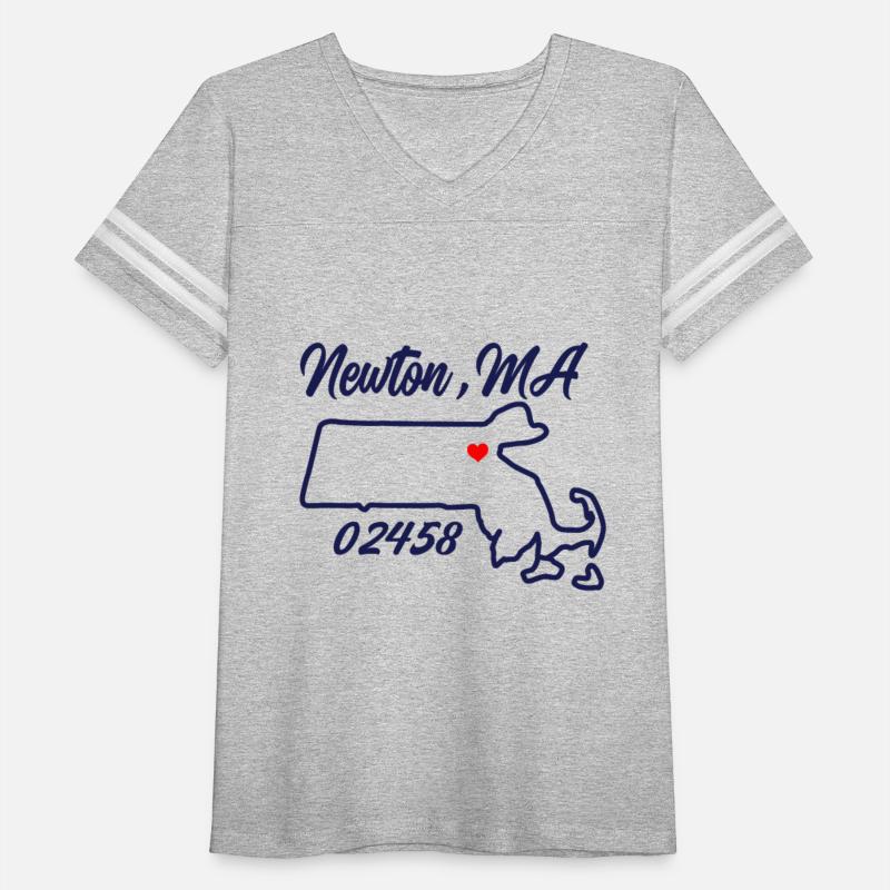 Newton MA 02458 MASS Massachusetts Map Souvenir