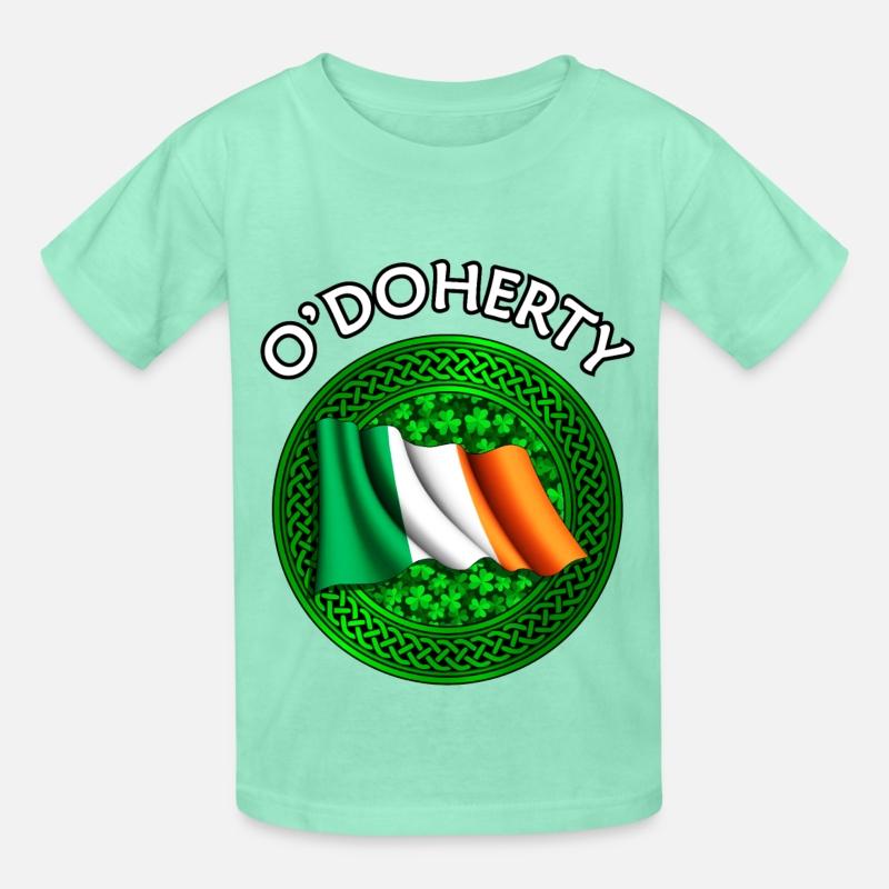O'Doherty Shamrock & Irish Flag