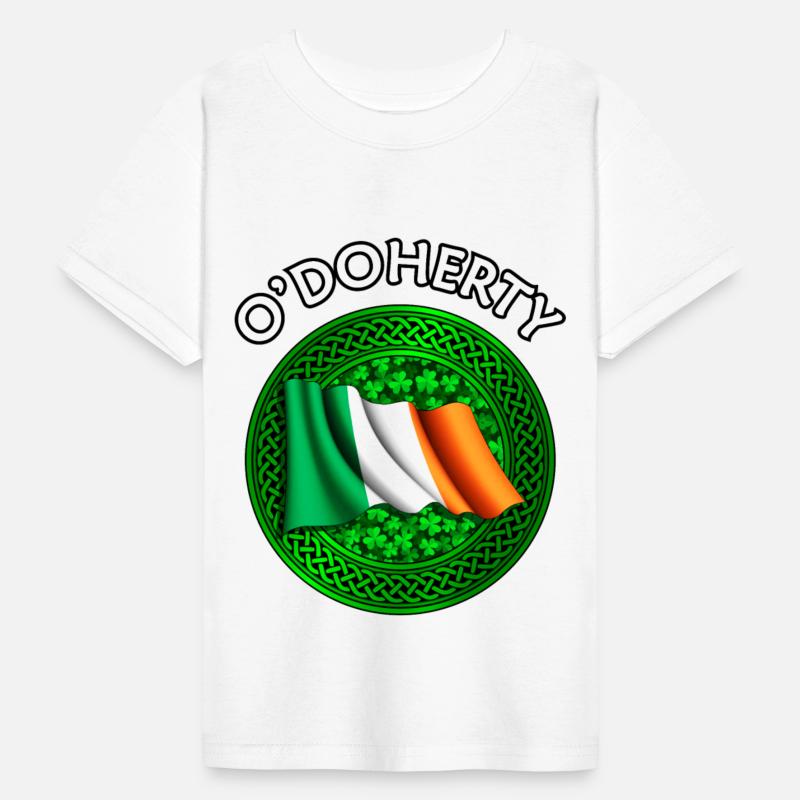 O'Doherty Shamrock & Irish Flag