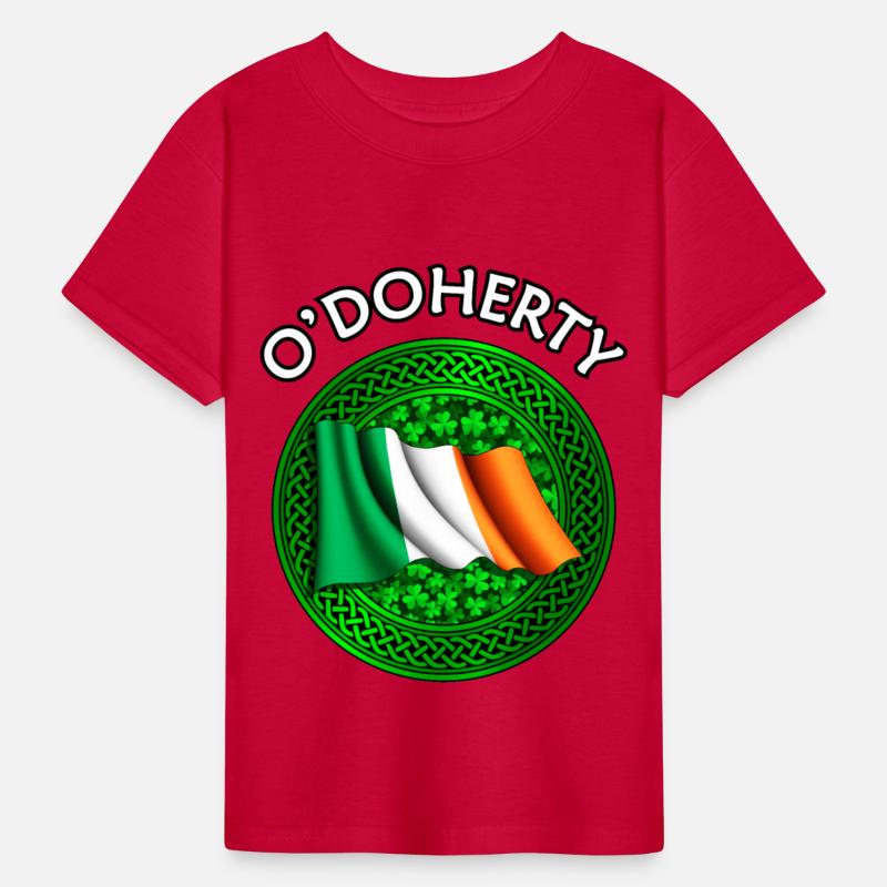 O'Doherty Shamrock & Irish Flag