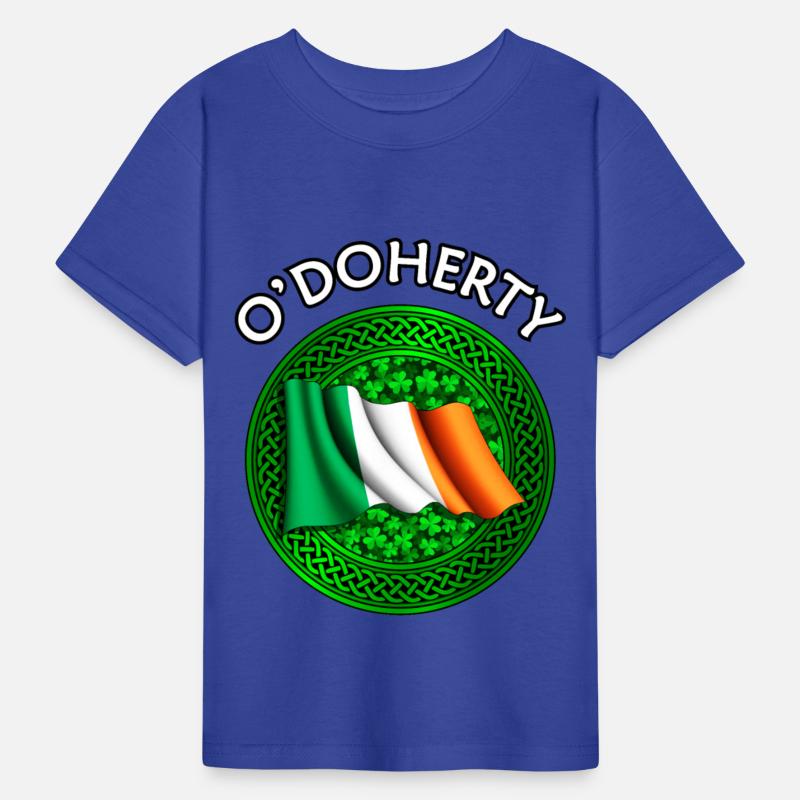 O'Doherty Shamrock & Irish Flag