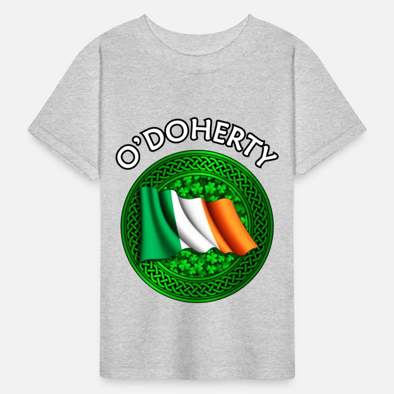 O'Doherty Shamrock & Irish Flag