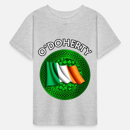 O'Doherty Shamrock & Irish Flag