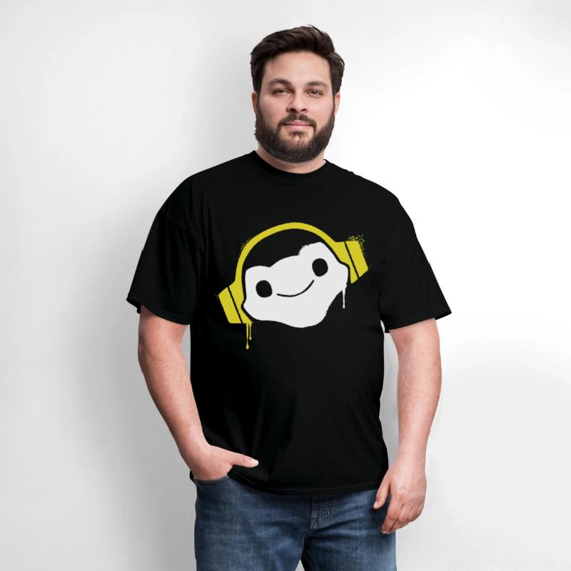 Overwatch Lucio Headphones Spray Tee guitar t Shir