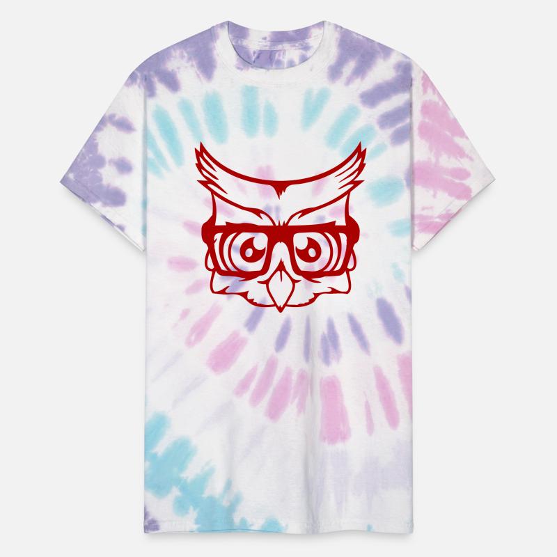 Owl nerd geek horror horn-rimmed glasses bird cool