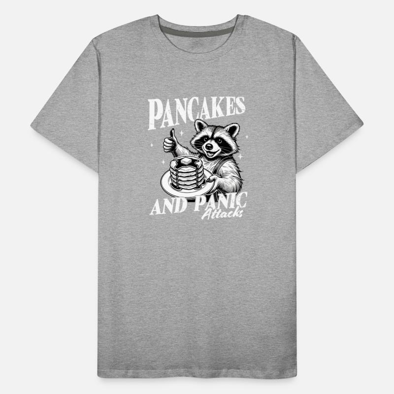 Pancakes and Panic Attacks Funny Raccoon