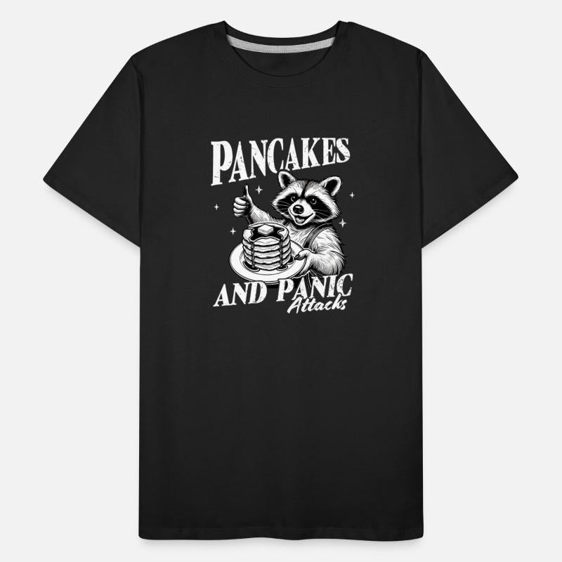 Pancakes and Panic Attacks Funny Raccoon