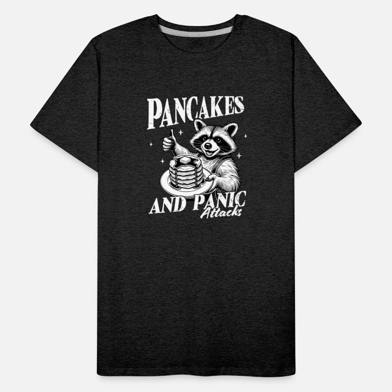 Pancakes and Panic Attacks Funny Raccoon