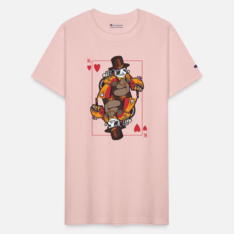 Panda Steampunk Card Game Heart King Poker