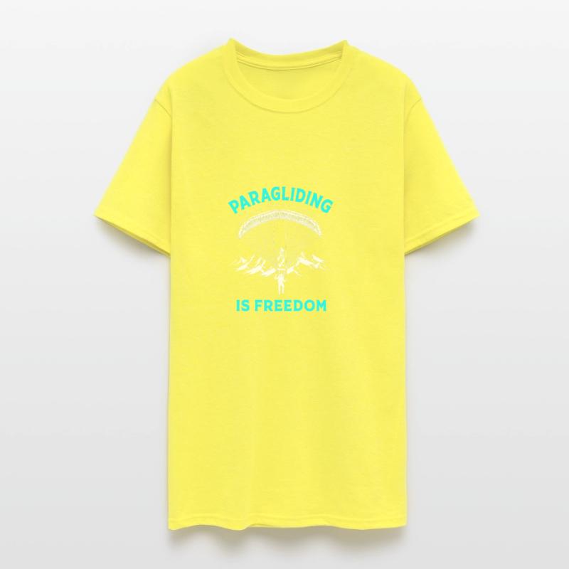 Paragliding Is Freedom Vintage Paraglider