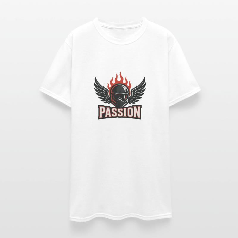 Passion Motorcycle Helmet with Flames