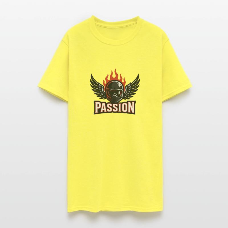 Passion Motorcycle Helmet with Flames