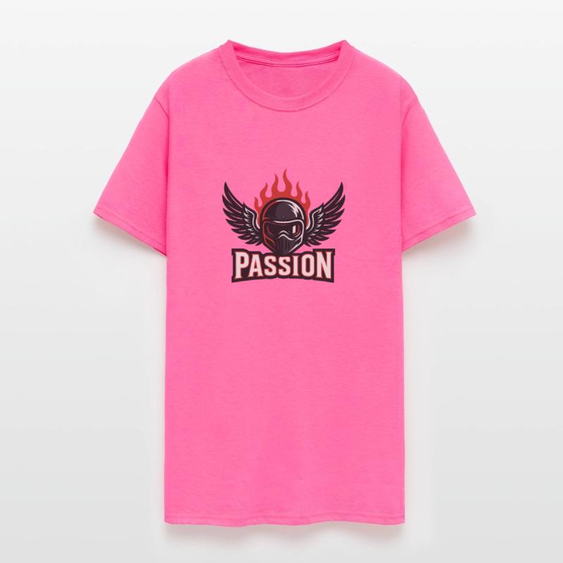 Passion Motorcycle Helmet with Flames