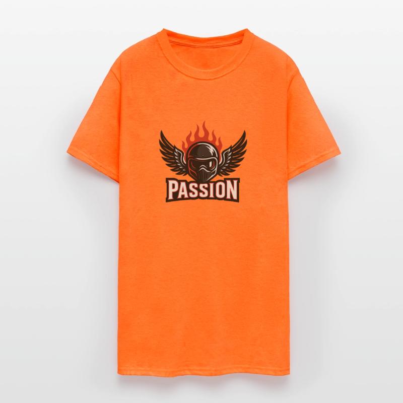 Passion Motorcycle Helmet with Flames