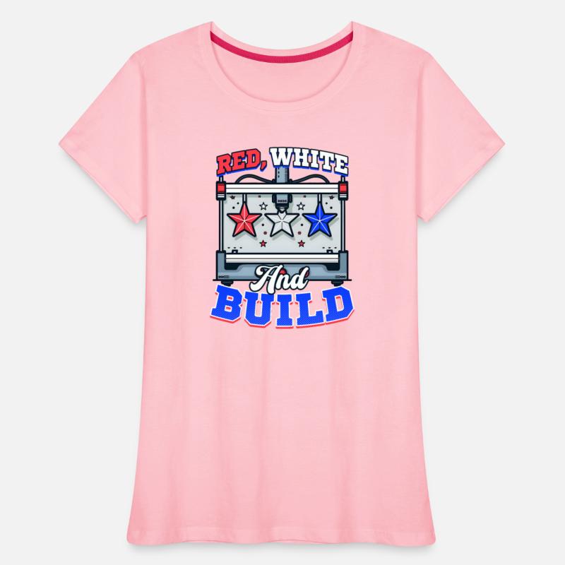 Patriotic 3D Printing Red, White, and Build