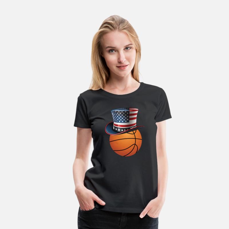 Patriotic America USA Flag 4th Of July Basketball