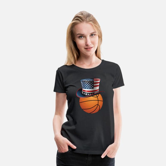 Patriotic America USA Flag 4th Of July Basketball