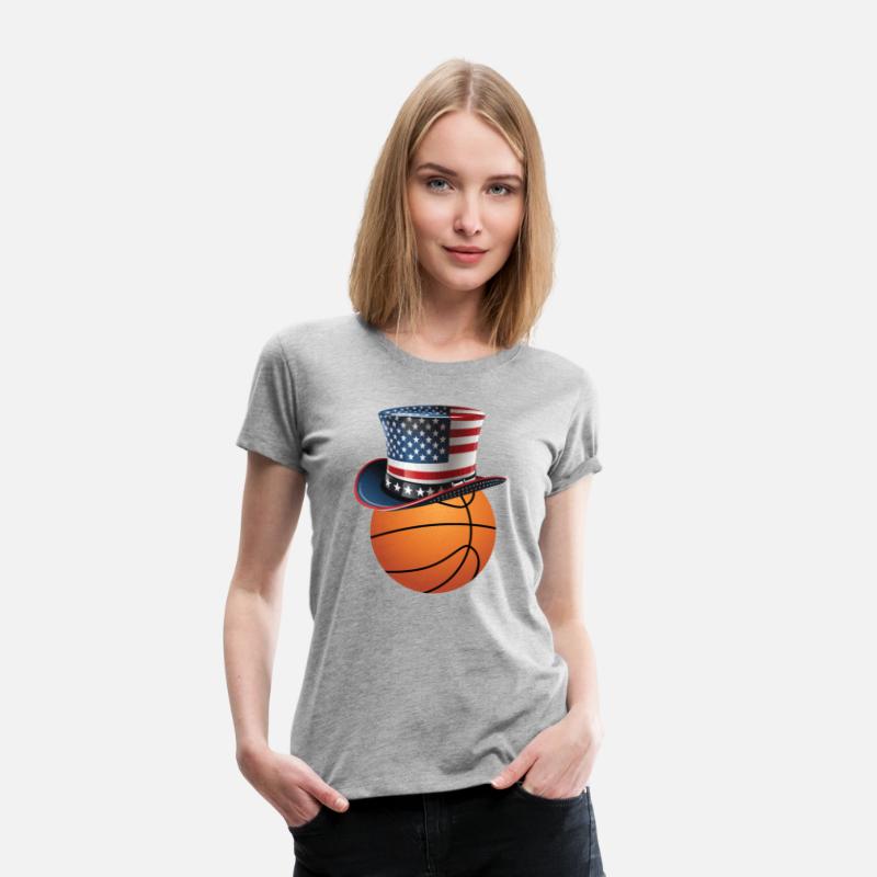 Patriotic America USA Flag 4th Of July Basketball