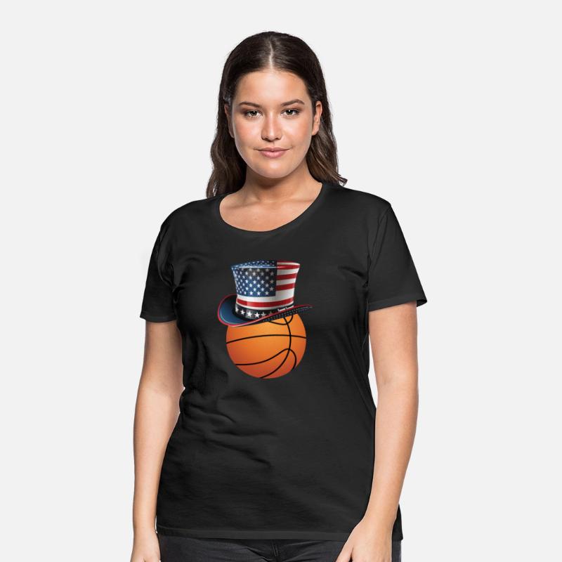 Patriotic America USA Flag 4th Of July Basketball