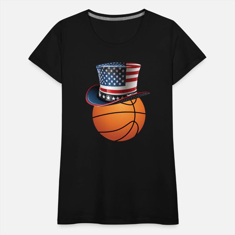 Patriotic America USA Flag 4th Of July Basketball