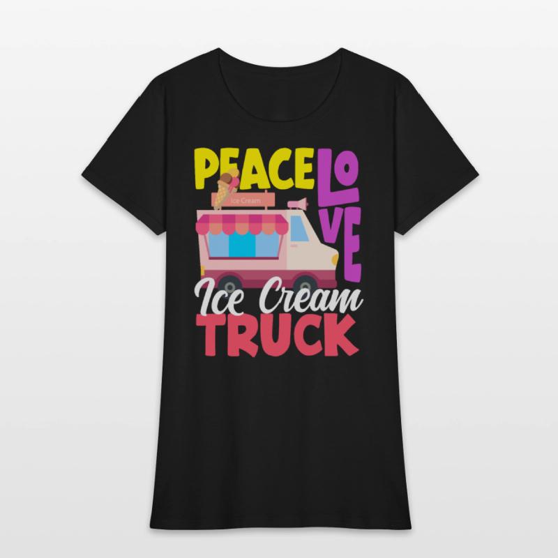 Peace Love Ice Cream Truck Lover