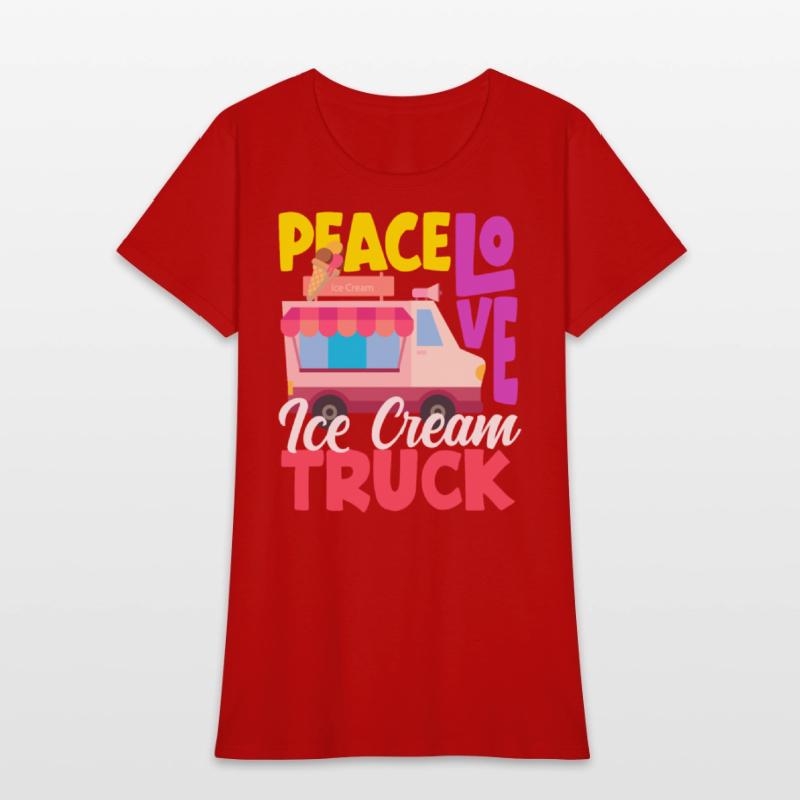 Peace Love Ice Cream Truck Lover