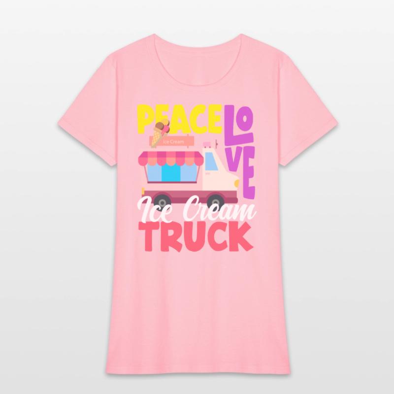 Peace Love Ice Cream Truck Lover