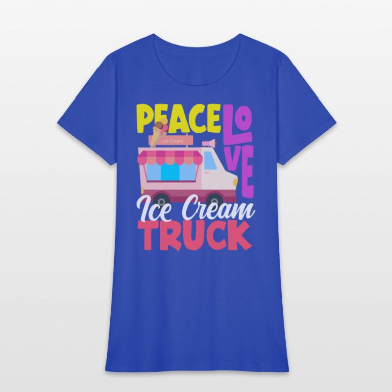 Peace Love Ice Cream Truck Lover