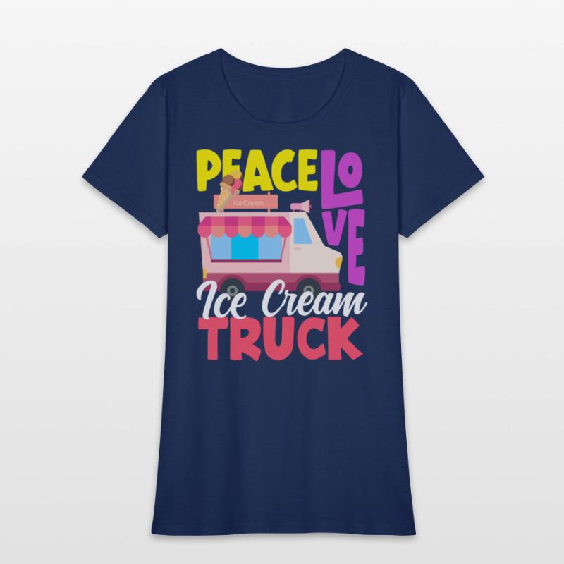 Peace Love Ice Cream Truck Lover