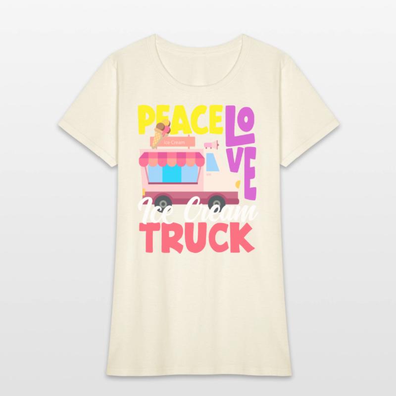 Peace Love Ice Cream Truck Lover
