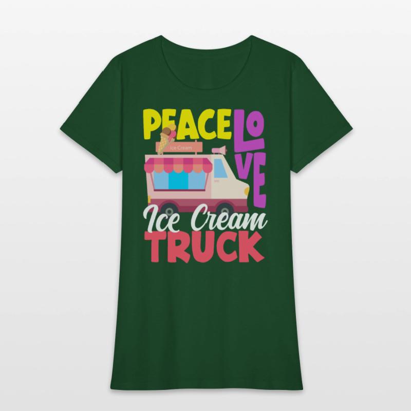 Peace Love Ice Cream Truck Lover
