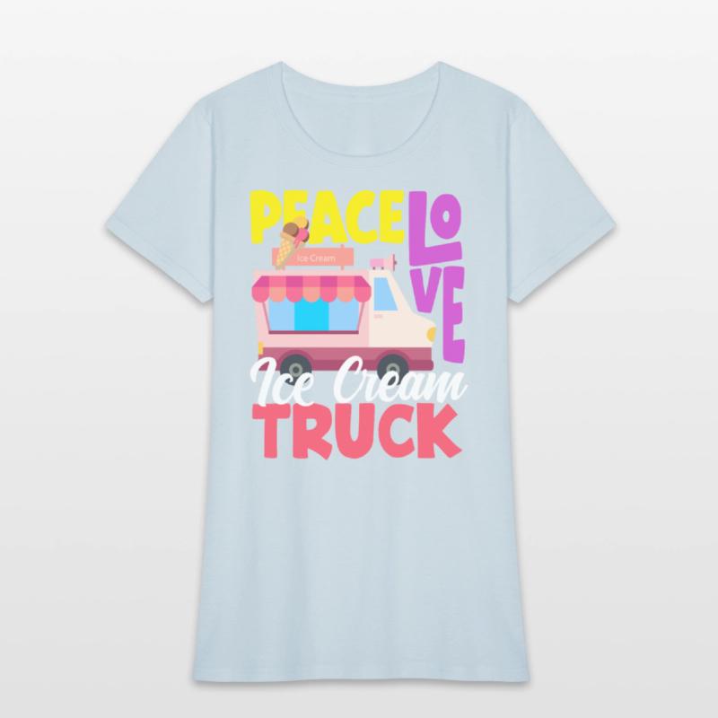 Peace Love Ice Cream Truck Lover