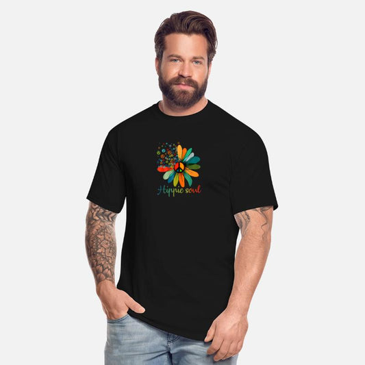 Peace Sign Hippie Soul Tshirt Flower Daisy Lo