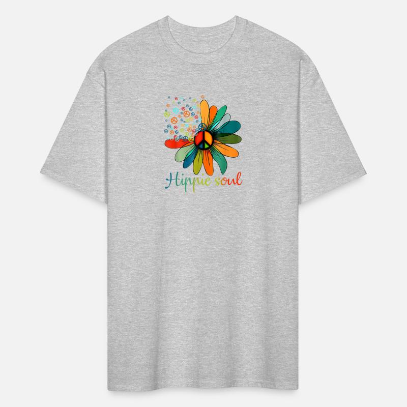Peace Sign Hippie Soul Tshirt Flower Daisy Lo