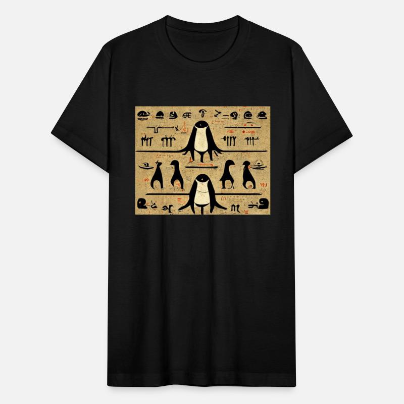 Penguin Glyph Sea Bird King Emperor Penguin Lover
