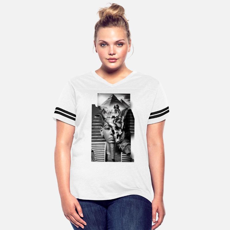 Pharaoh Skull Fusion – Ancient Power Tee Design