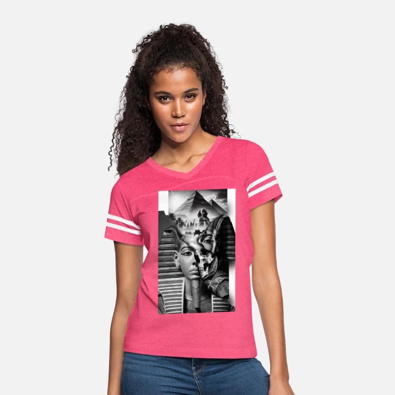 Pharaoh Skull Fusion – Ancient Power Tee Design