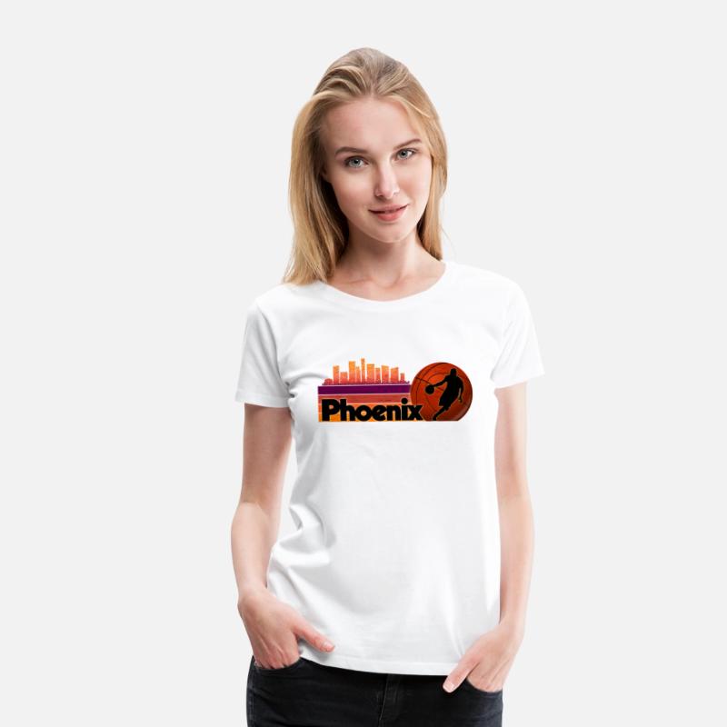 Phoenix Az Cityscape Basketball Fans