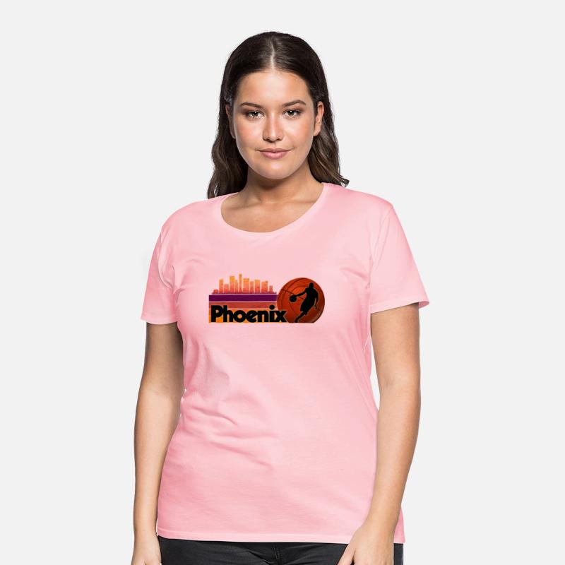 Phoenix Az Cityscape Basketball Fans