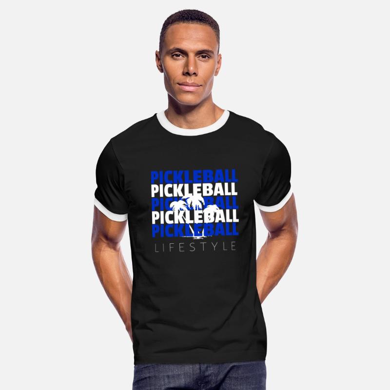 Pickleball x 5 Blue and White