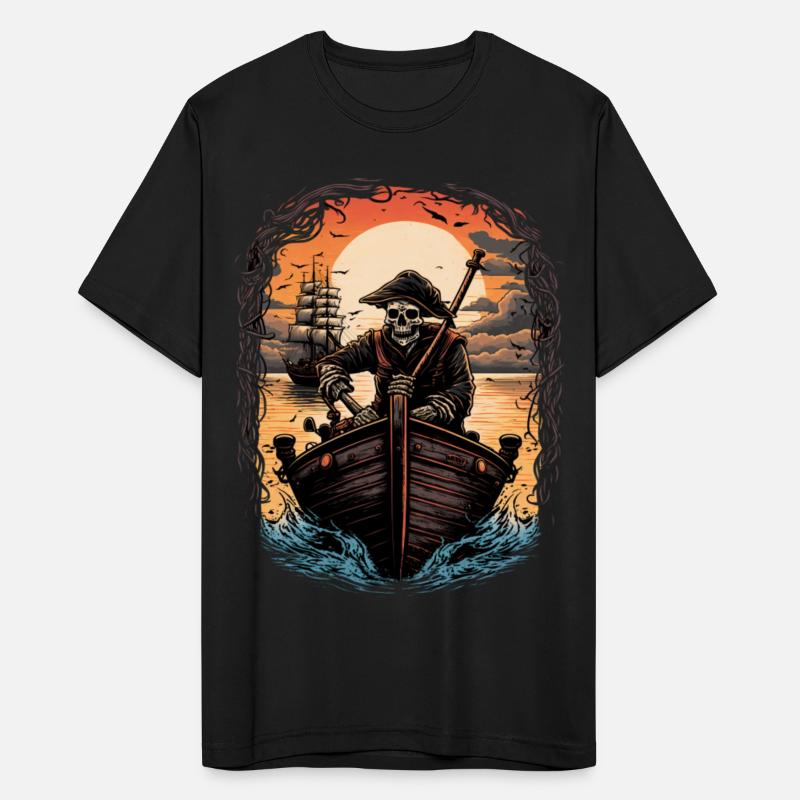 Pirate Captain Skull Sailor Fisherman