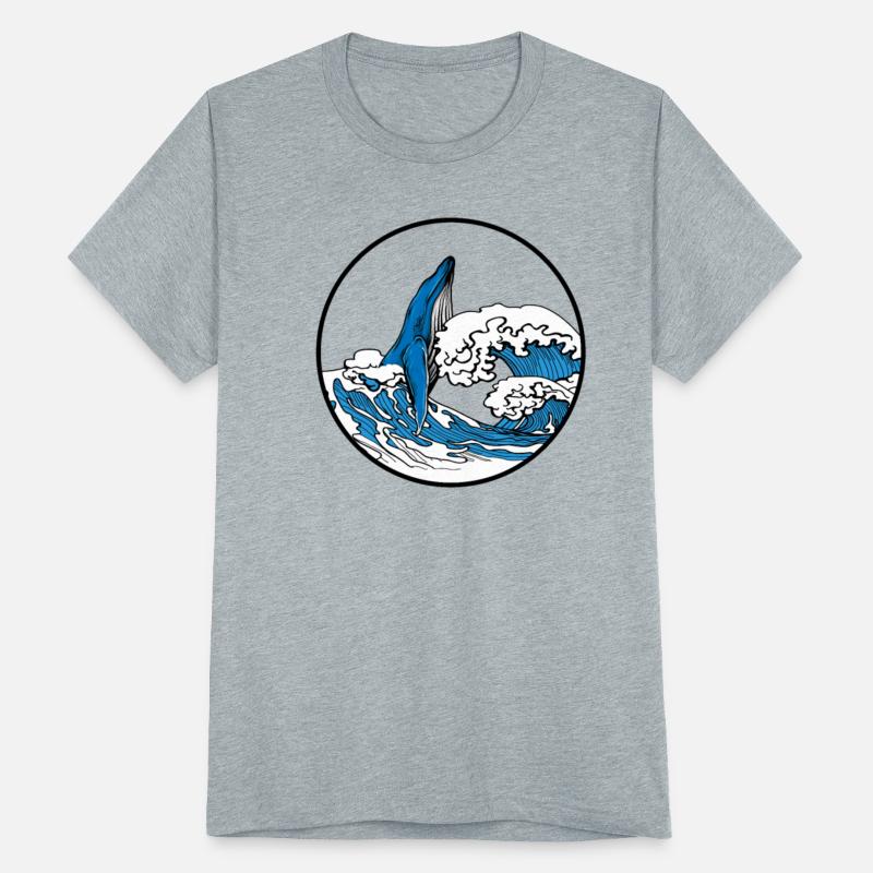 Playful Hump Back Whale Aesthetic Design