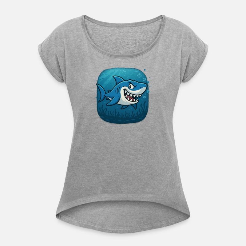 Playful Shark Underwater Scene