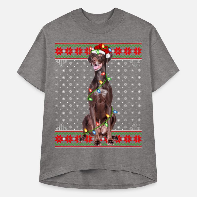 Pointer Dog Ugly Christmas Lights