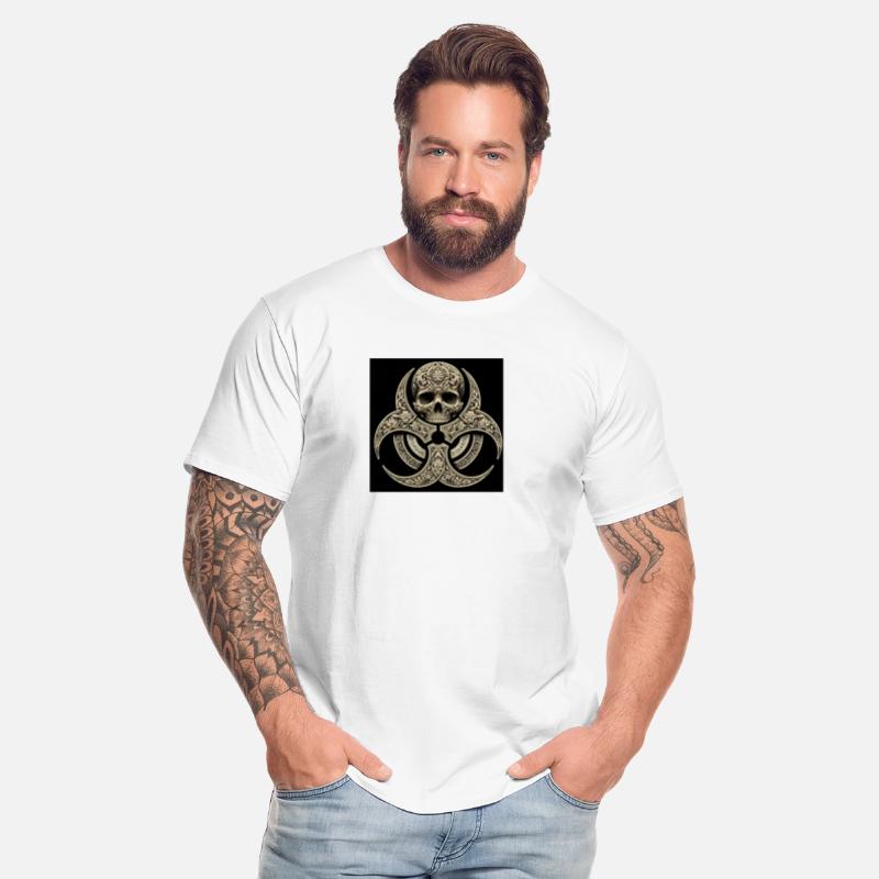 Pretty skull biohazard