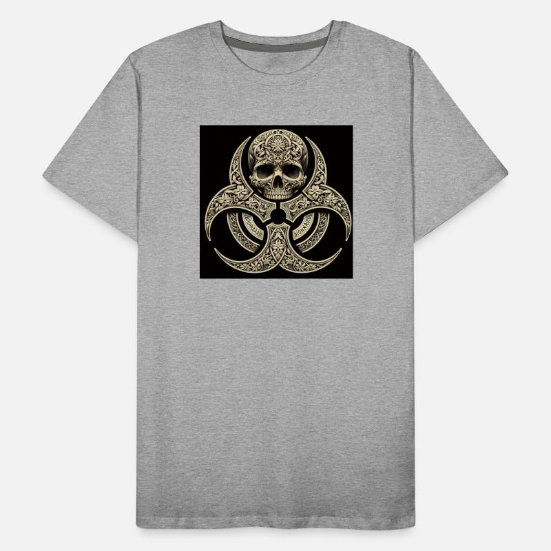 Pretty skull biohazard