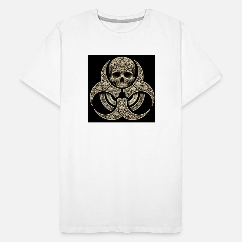 Pretty skull biohazard