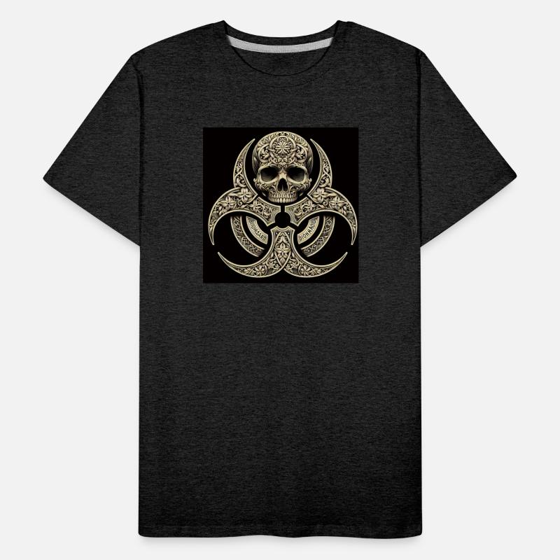 Pretty skull biohazard