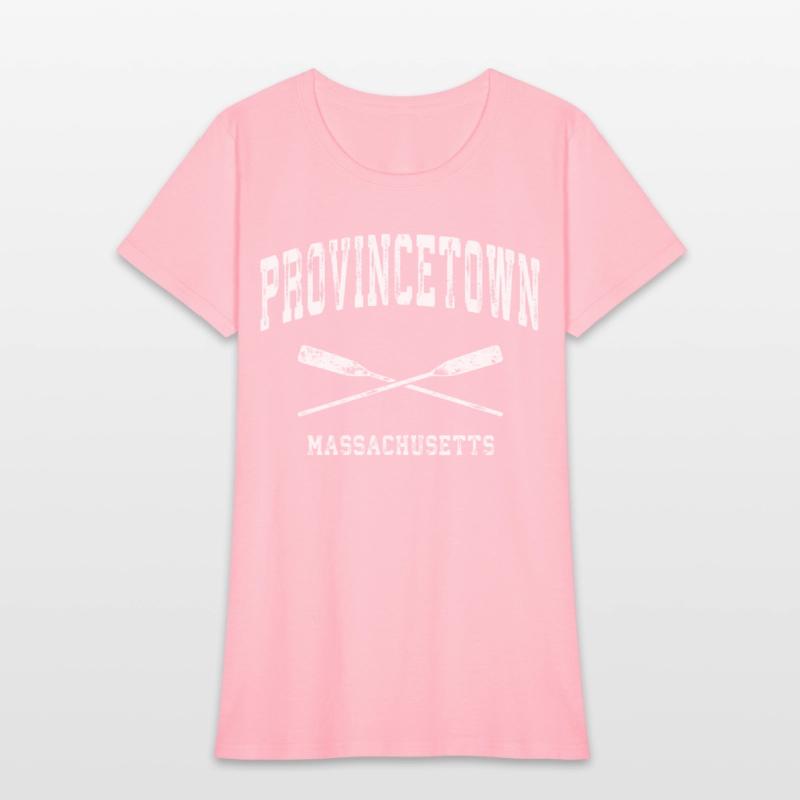 Provincetown Massachusetts Nautical Crossed Oars