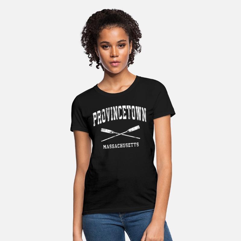 Provincetown Massachusetts Nautical Crossed Oars